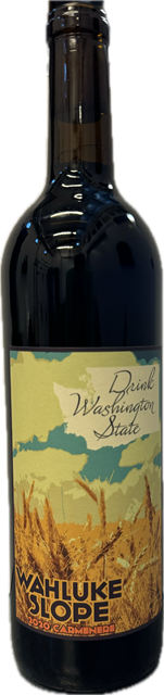 Drink Washington State 2020 Carmenere. Enjoy Wahluke Slope