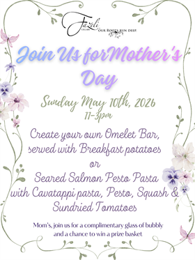 Mother's Day Dining  05/10/26 RSVP
