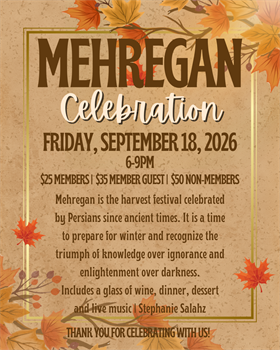 Mehregan Celebration Non-Member 9/18/26