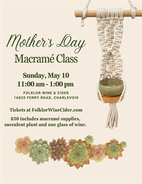 Mother's Day Macramé Class