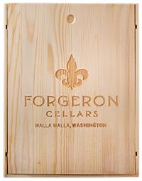 Forgeron Cellars Wooden Wine Box- 6 Bottle