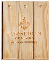 Forgeron Cellars Wooden Wine Box- 3 Bottle
