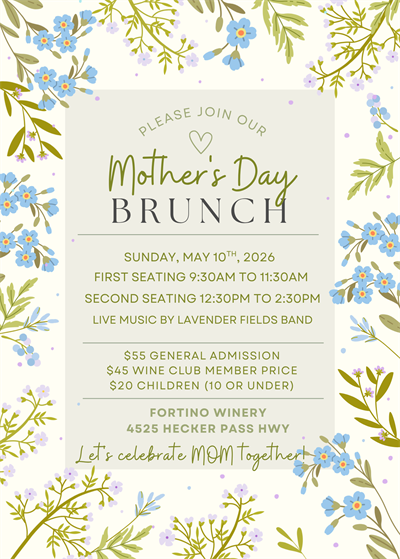 Mother's Day Brunch 2026 (Club Ticket) 9:30 AM Seating