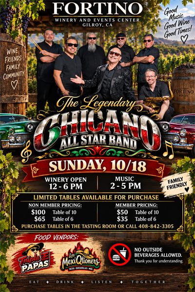 Event October 18. 2026 - Table of 6