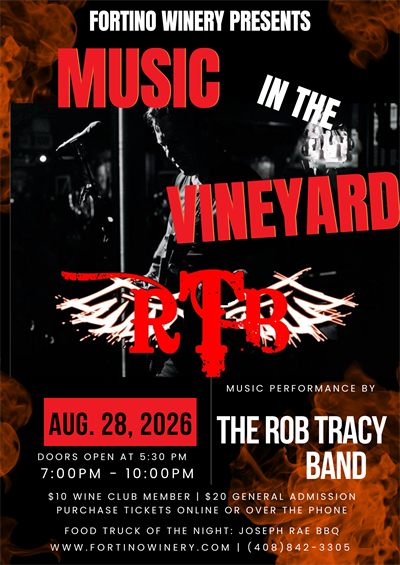 Music in the Vineyard featuring The Rob Tracy Band (Club)
