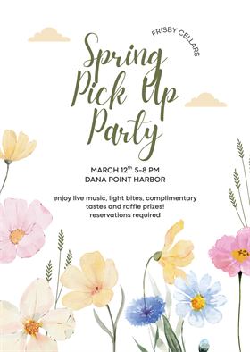 Spring Pick Up Party- Dana Point