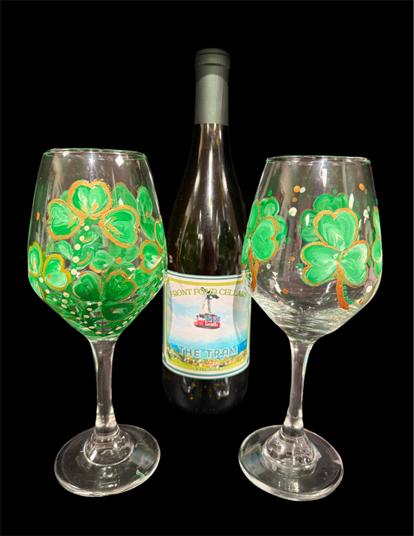 Paint & Sip Wine Glasses