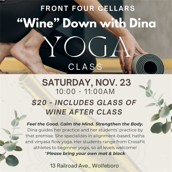 "Wine"down Yoga Class