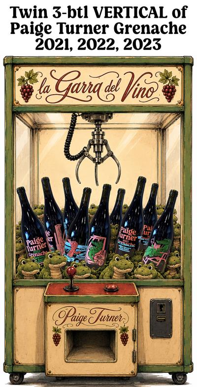 Twin 3-btl VERTICAL of Paige Tuner Grenache