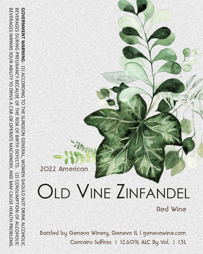 2022 Old Vine Zinfandel, 750ml