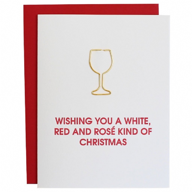 Wishing You Wine Card