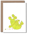 Prickly Pear Christmas Lights Card