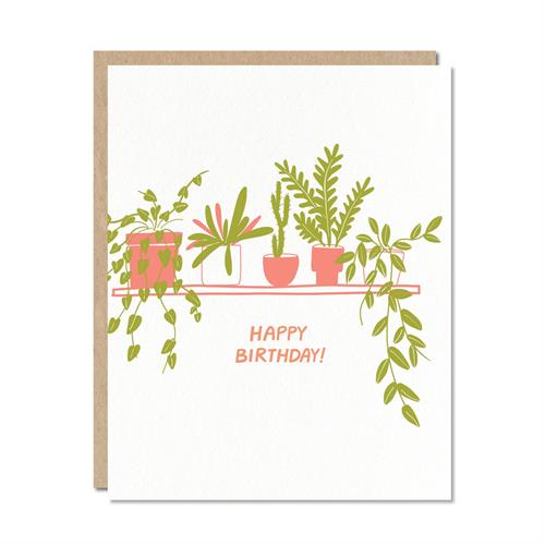 Plant Wall Birthday Card