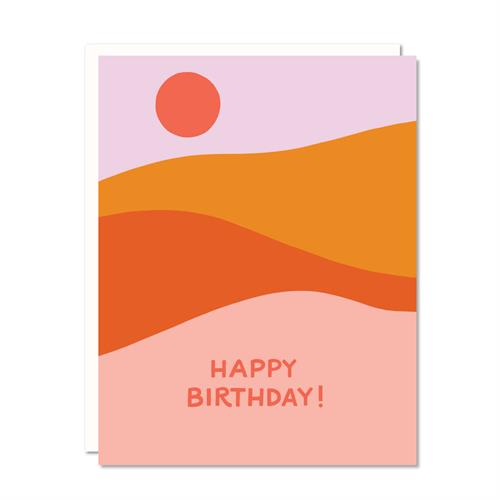 Odd Daughter Desert Birthday Card
