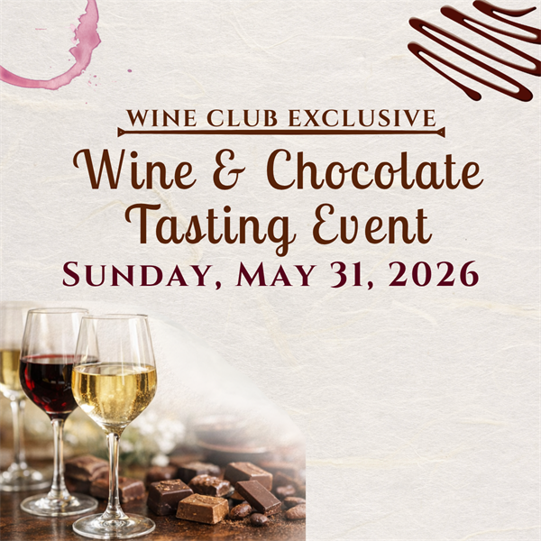 Wine & Chocolate Tasting 3PM Class