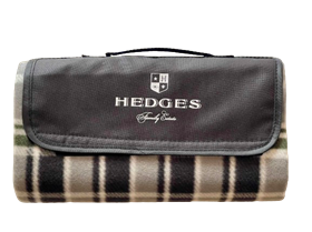 Blanket - Roll Up with Hedges Logo