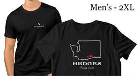 Hedges Map Shirt, Black - Men's 2XL