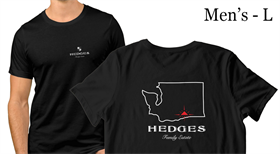 Hedges Map Shirt, Black - Men's L