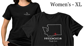 Hedges Map Shirt, Black - Women's - XL