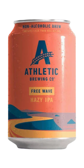 Athletic Brewing Co Non-Alcoholic Brew - Free Wave Hazy IPA