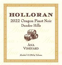 2022 Holloran Pinot Noir ANA