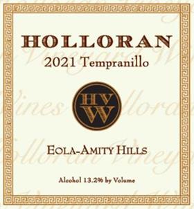 2021 Holloran Tempranillo Eola-Amity Hills