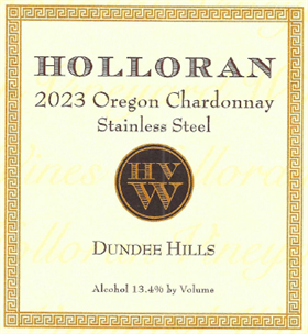 2023 Holloran Oregon Stainless Steel Chardonnay