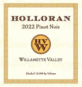 2022 Holloran Pinot Noir Willamette Valley