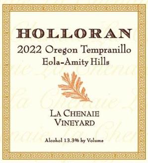 2022 Holloran Tempranillo La Chenaie