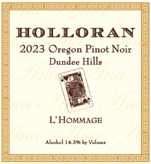 2023 Holloran Pinot Noir L'Hommage