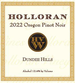 2022 Holloran Pinot Noir Dundee Hills