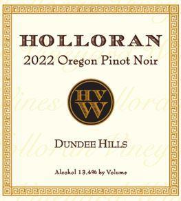 2022 Holloran Pinot Noir Dundee Hills