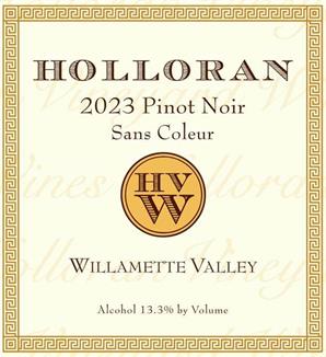 2023 Holloran Pinot Noir Sans Coleur