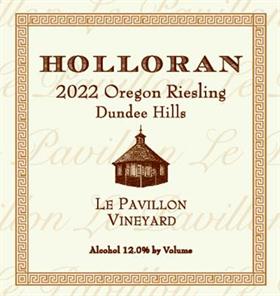 2022 Holloran Riesling Le Pavillon