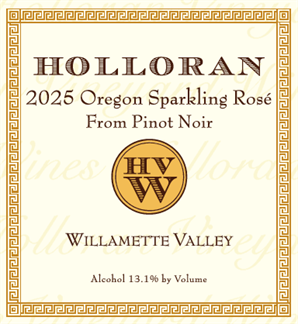 2025 Holloran Sparkling Rose of Pinot Noir