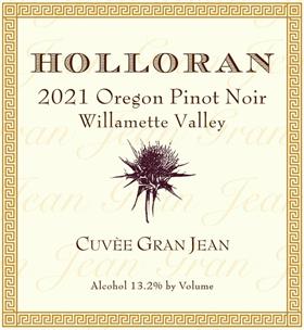 2021 Holloran Pinot Noir "Cuvée Gran Jean"  1.5
