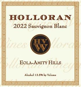 2022 Holloran Sauvignon Blanc Eola-Amity Hills