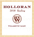 2018 Holloran Riesling Willamette Valley
