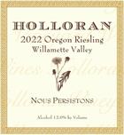2022 Holloran Riesling "Nous Persistons" Willamette Valley
