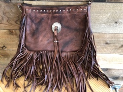 leather cowgirl clutch