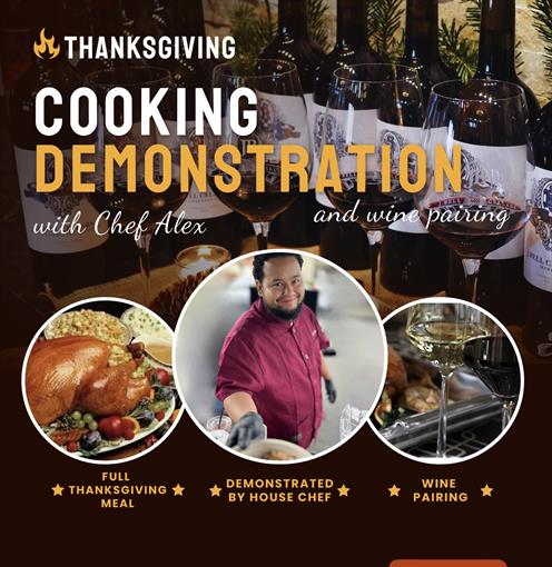 Cooking Demo Thanksgiving Pairing Ticket