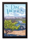 Framed Dusi Vineyards, 12" x 18"