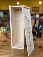 Wood box, 1-bottle
