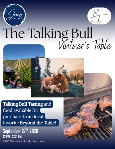 The Talking Bull Vintner's Table