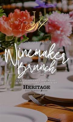 Winemaker Sunday Brunch ft. Chef Bre Beike