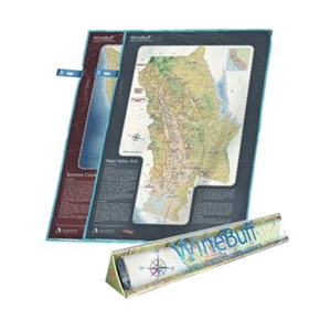 Napa / Sonoma County Map Stemware Buffer