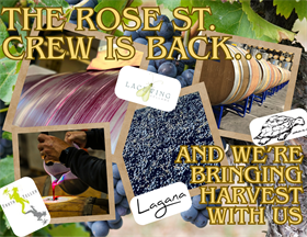 Fall 26 “Harvest Party” Event at Rose St Winery | Sept 19