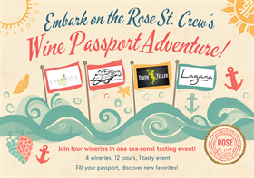 Spring 26 “Passport to Wine” Event at Rose St Winery | March 14