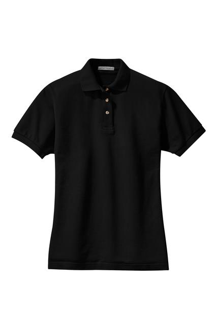 Wine Club Women's Heavyweight Cotton Pique Polo