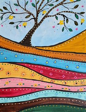 Breezy Blooms Spring Paint & Sip Class - Wenatchee - 04.09.26